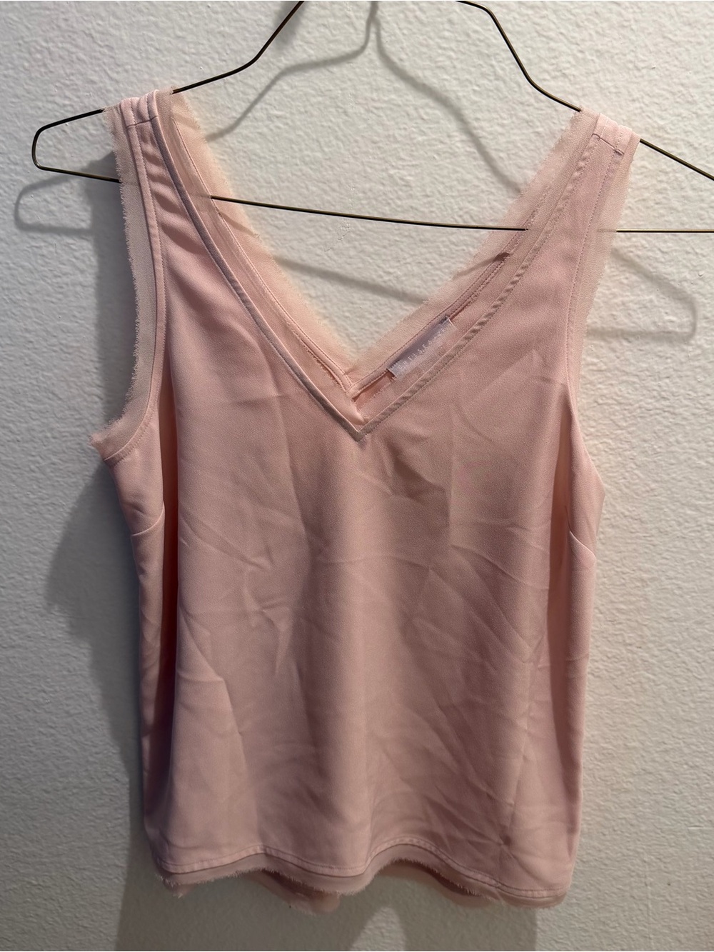 Chelsea28 Soft Pink V-Neck Camisole Tank